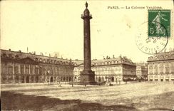 CPA Paris La Colonne Vendome 