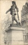 CPA Paris Statue de Sergent Bobillot 