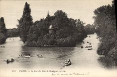 CPA Paris Le Lac du Bois de Boulogne 