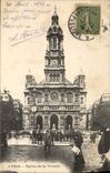 CPA Paris Eglise de la Trinite 