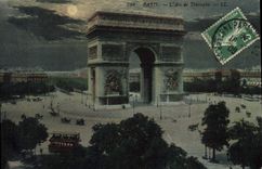 CPA Paris l'Arc de Triomphe 