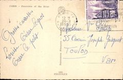 CPA Paris Panorama sur la Seine