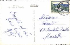 CPA Paris l'Arc de Triomphe 