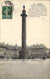 CPA Paris Colonne Vendome 