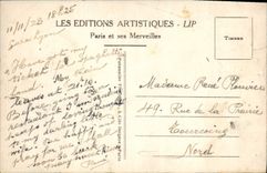 CPA Paris La Basilique du Sacre Coeur avec l'Escalier Monumentai Les Nouveaux Jardins 