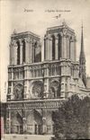 CPA Paris l'Eglise Notre Dame 
