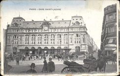 CPA Paris Gare Saint Lazare 