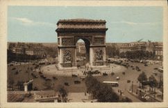 CPA Paris La Place de l'Etoile l'Arc de Triomphe 