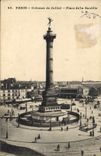 CPA Paris Colonne de Juillet Place de la Bastille 