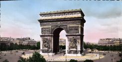 CPA Paris l'Arc de Triomphe 