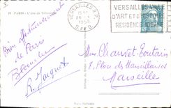 CPA Paris l'Arc de Triomphe 