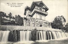 CPA Nice Cascade de Gairaut Chalet de la Vesubie 