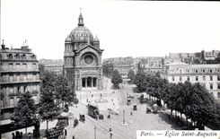 CPA Paris Eglise Saint Augustin 