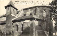 CPA Paris l'Eglise Saint Julien le Pauvre Vue sur la Tourelle qui jadis etait surmontee d'un clocher