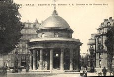 CPA Paris l'Entree du Parc Monceau 