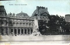 CPA Paris Cour du Carrousel 