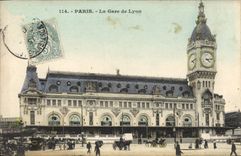 CPA Paris La Gare de Lyon 