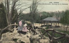 CPA Paris Parc Montsouris Du haut de la Cascade 