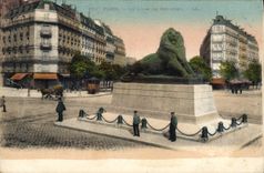 CPA Paris Le Lion et Belfort 