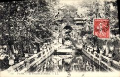 CPA Paris La Fontaine de Medicis 