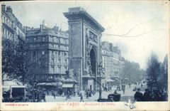 CPA Paris Boulevard St Denis 