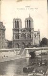 CPA Paris Notre Dame et le Petit Pont 