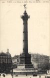 CPA Paris La Colonne de Jullet Place de la Bastille 