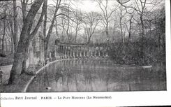 CPA Petit Journal Paris Le Parc Monceau La Naumachie 
