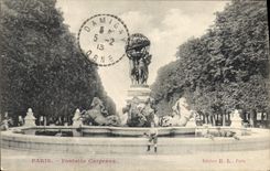 CPA Paris Fontaine Carpeaux 