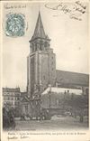 CPA Paris Eglise St Germain des Pres vue prise de la Rue de Rennes 