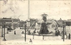 CPA Paris la Place de la Concorde 