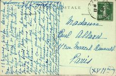 CPA Paris le Parc Monceau la Naumachie Vaste Bassin Oval entoure d'une Colonnade Corinthienne du XVI