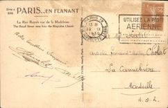 CPA Paris en Flanant la Rue Royale vue de la Madeleine 