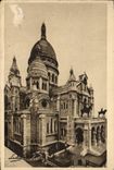CPA Paris Montmartre Basilique du Sacre Coeur 
