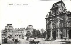 CPA Paris Cour du Carrousel 
