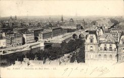 CPA Paris Panorama des Huit Ponts 