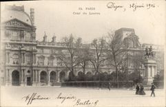 CPA Paris Cour du Louvre 