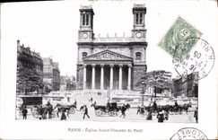 CPA Paris Eglise Saint Vincent de Paul 
