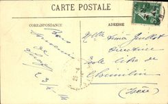 CPA Paris Panorama sur la Seine pris du Pont des Arts