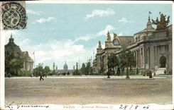 CPA Paris Avenue Nicolas II 