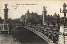 CPA Paris le Pont Alexandre III 