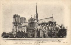 CPA Paris l'Eglise Notre Dame 