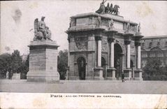 CPA Paris Arc de Triomphe du Carrousel 