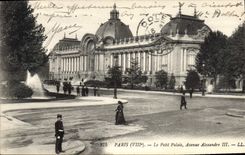 CPA Paris VIIIe le petit Palais Avenue Alexandre III 