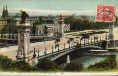 CPA Paris VIIIe le Pont Alexandre III 