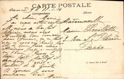 CPA L'Opale voiture qui a condui l'Imperatrice Josephine au chateau apres le divorse 16 dec 1869 