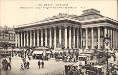 CPA Paris la Bourse Elevee de 1808 a 1827 par Brongniart et Labarre modifee en 1903 