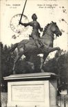 CPA Paris 8e arrt statue de Jean d'Arc Place St Augustin 
