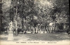 CPA Paris le Parc Monceau 