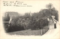 CPA Paris Buttes Chaumont Belvedere 